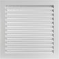 Repa Market 12" x 12" Inch Galvanized Steel White Soffit Air Vent Cover by RepaMarket