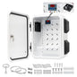 Outdoor Electrical Box with Key Lock, 12V Cooling Fan & Temperature Controller by Exqutoo