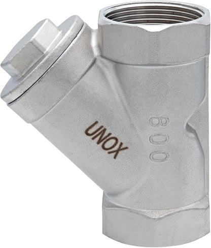 UNOX 1 1/4" Y-Type Stainless Steel Industrial Strainer - Image 2