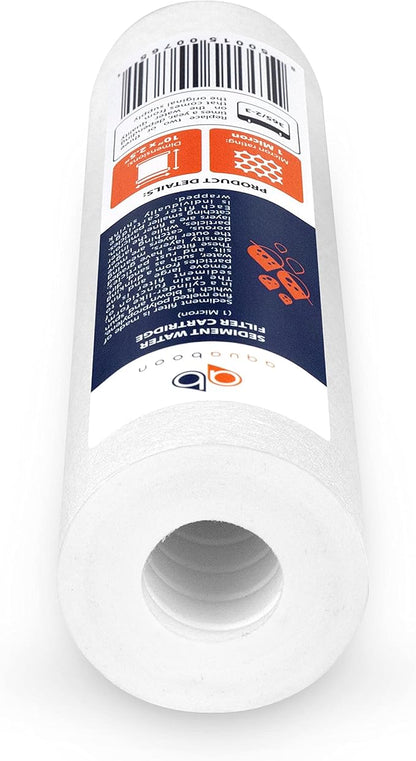 Aquaboon 10” x 2.5” Whole House and Reverse Osmosis Sediment 1 Micron Water - Image 3