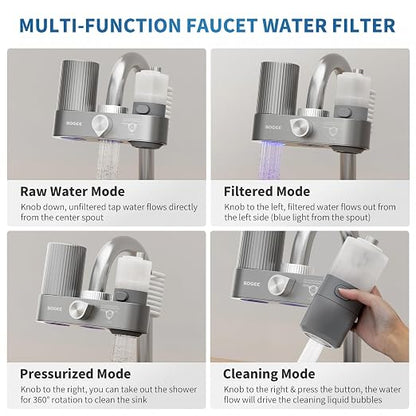 Water Filter for Sink Faucet, 4-in-1 Faucet Water Filter - Image 8