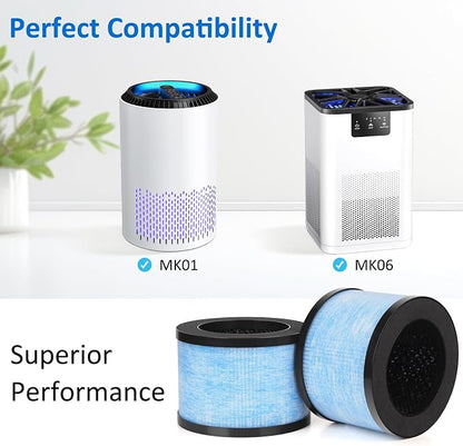 MK06 MK01 True HEPA Replacement Filter Compatible - Image 3