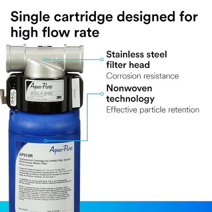 3M Aqua-Pure AP910R Genuine Whole House Sanitary Quick Change Replacement Water - Image 4