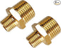 2pcs 1/2" NPT x 1/4" NPT Brass Nipple, 1/2 to 1/4 Adapter Fitting Reducing by Gadoutcover