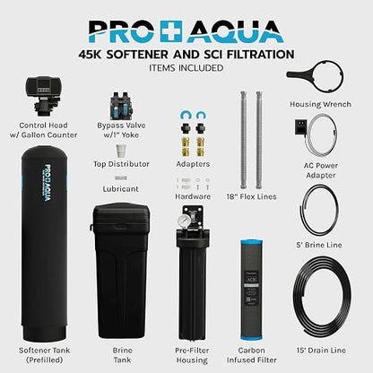 PRO+AQUA PRO-SCI-S45E Whole House Water Filter & Softener Bundle | 45, 000 - Image 2