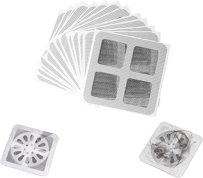 Disposable Floor Drain Sticker, Hair Drain Catcher, Shower Drain Square Mesh by YCSSSD