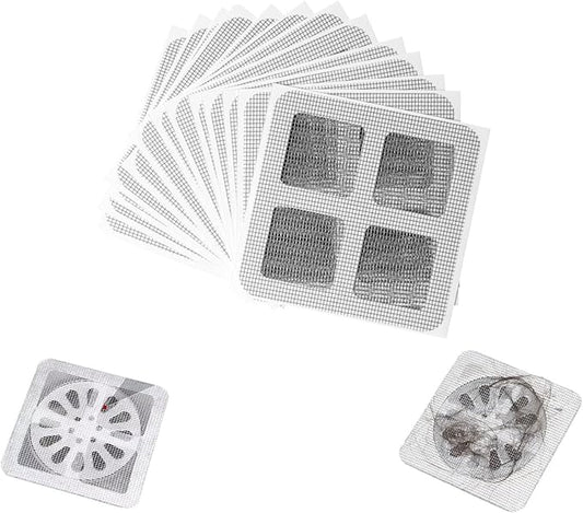 Disposable Floor Drain Sticker, Hair Drain Catcher, Shower Drain Square Mesh by YCSSSD