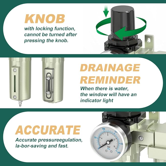 Industrial Grade 3-Stage Air Drying System, 1/2" NPT - Image 3