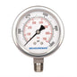 MEASUREMAN 2-1/2" dial, Glycerin Filled Hydraulics Pressure Gauge Stainless by MEASUREMAN