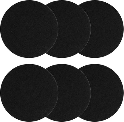 6 Pack Charcoal Filters for Compost Bucket, 7.25 inch Round Activated Carbon by Unknown