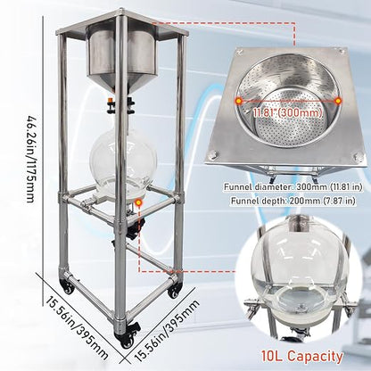INTSUPERMAI 10L Buchner Funnel Filtering Kit, - Image 2