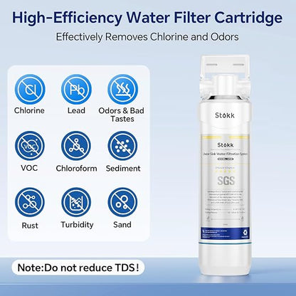 Stokk UR30 Under Sink Water Filter, 16000 Gallons Under Counter Water Filter - Image 2