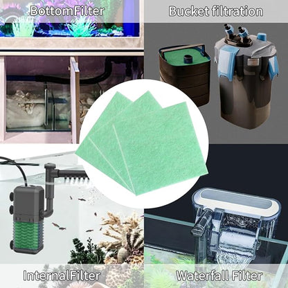 BOROLA 11.8×11.8 in Aquarium Filter Media Pad High-Density Bio Filter Sponge - Image 6