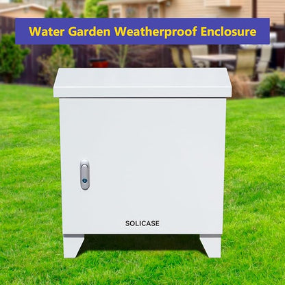 Pond Aerator Weatherproof Outdoor Cabinet, Air Pump 20”W×14.6”D×18”H - Image 9