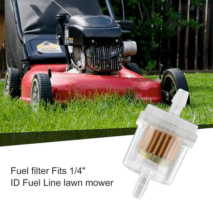 12pcs 1/4 Inch Gas Inline Fuel Filter Compatible - Image 2