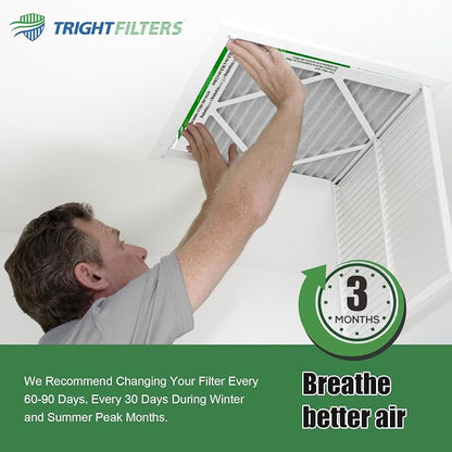 12x12x1 Air Filter 4 Pack, MERV 8 Pleated Dust Defense Air Filters Replacement - Image 6