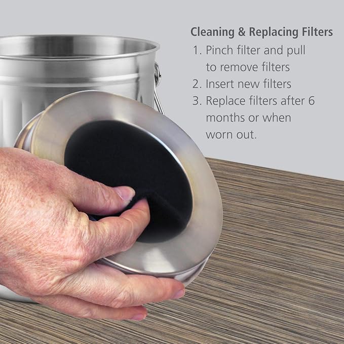 12 Pieces Activated Carbon Compost Bin Filters - Image 4