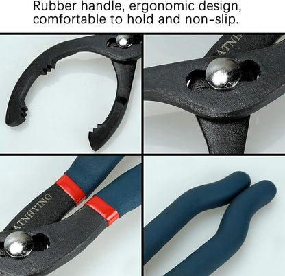 Oil Filter Wrench Set, Oil Filter Removal Tool, No Slipping - Image 5