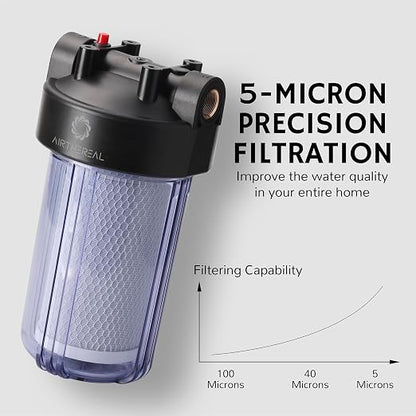 Airthereal Whole House Water Filter Housing, Pre-Filtration System - Image 6