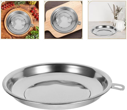 Homoyoyo Stainless Steel 304 Fine Mesh Food Strainer 20cm Cooking Oil Filter - Image 8