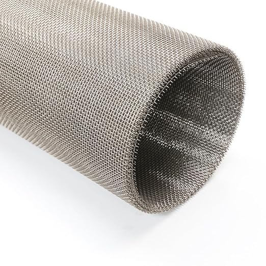 Heavy-Duty Stainless Steel Mesh Screen#18Mesh Wire Dia:0.23mm Size:48"x118" 304 by SCRMUSHUZI