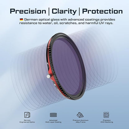 Freewell 82mm V2 Magnetic Hybrid VND/CPL 3-7 Stops Filter - Image 7