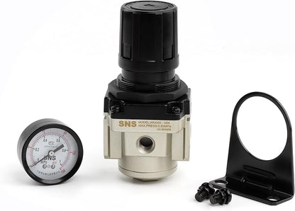 SNS AR4000-N04 Female Thread 1/2 NPT Air Pressure Regulator 0-150 PSI Adjustable - Image 7