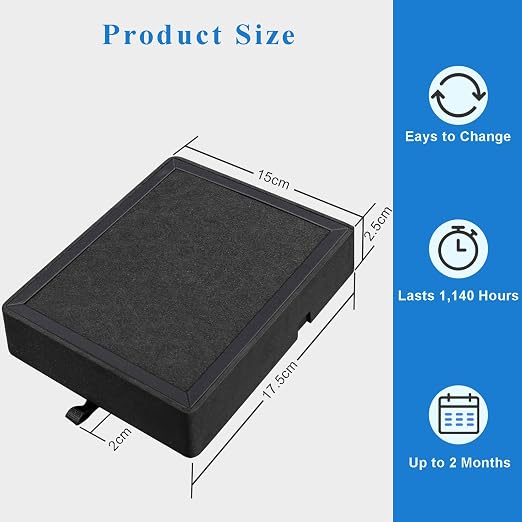 H2D/H2S Activated Carbon Air Filter, 3D Printer Activated Carbon Air Purifier - Image 2