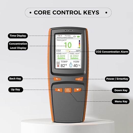 Air Quality Monitor, Indoor Air Quality Tester - Image 6