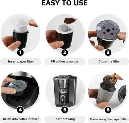 Disposable Coffee Filters for My K-Cup, Cuisinart SS-RFC and Other Large - Image 5