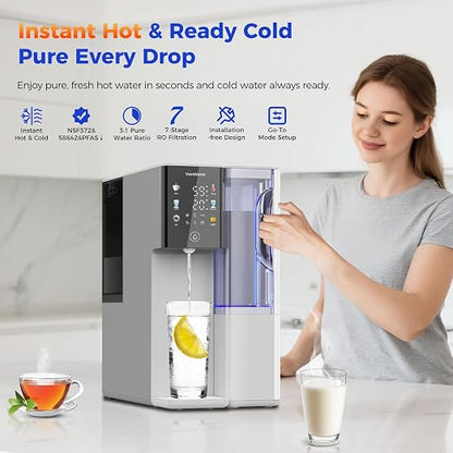 C5 Countertop Reverse Osmosis Water Filter, Hot and Cold RO System-3s Instant - Image 3