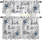 Farmhouse Kitchen Curtains Set 3 Piece by Unknown