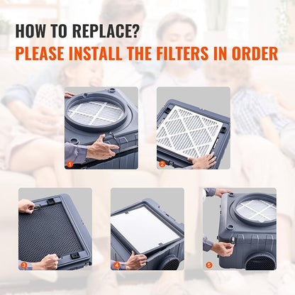 Happybuy 5-Pack Protective Pre Filters, 15.75" x 15.75" Air Filter Replacement - Image 5