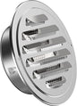 Stainless Steel Soffit Vents 4 Inch, HG Power Round Vent Cover by HGPOWER