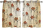 2 Panel Kitchen Cafe Curtains, Desert Sand Camel Sunlight Filtering Nature Air by Hokiten