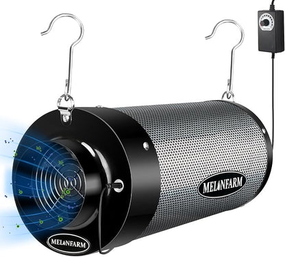 MELONFARM 6 inch Air Carbon Filter Smelliness Control by MELONFARM