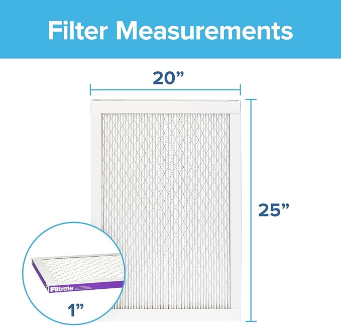 Filtrete 20x25x1 AC Furnace Air Filter, MERV 12, MPR 1500, CERTIFIED asthma & - Image 2