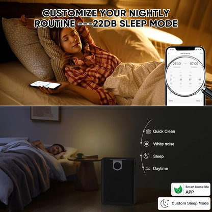 DAYETTE Smart Air Purifiers for Home Large Room, H14 Air Purifier - Image 8