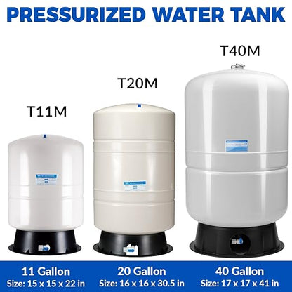 iSpring 40 Gallon RO Tank, Pre-Pressurized Water Storage Tank - Image 5