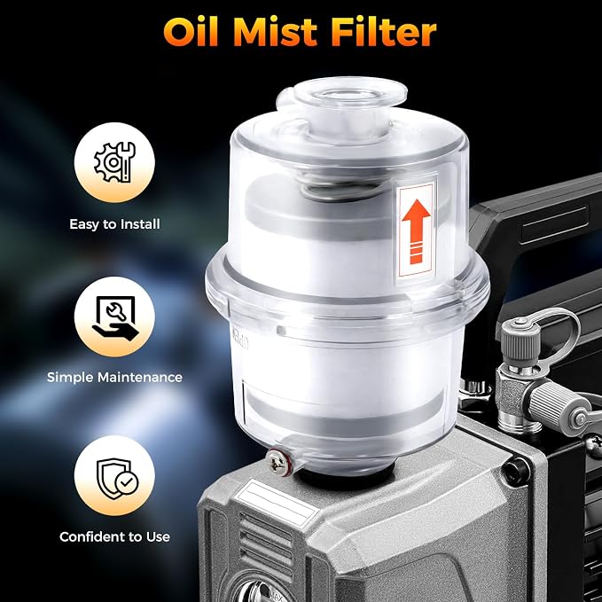 95% Efficiency Oil Mist Filter, Vacuum Pump Filter - Image 5