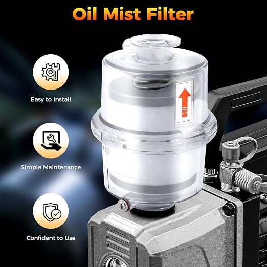 KF25 Oil Mist Filter, Vacuum Pump Exhaust Oil Mist Filter - Image 4