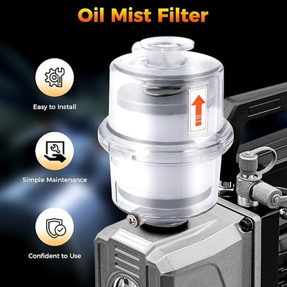 KF25 Oil Mist Filter, Vacuum Pump Exhaust Oil Mist Filter - Image 4