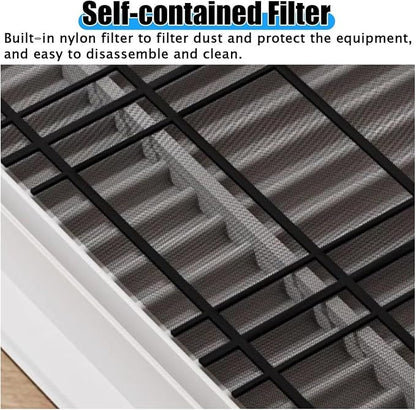 White Access Panel Air Grille Vent Cover, Square Vents Registers, Air Return - Image 4