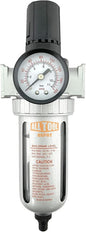 1/2" NPT Mid Flow Compressed Air In Line Filter Regulator Combo Piggyback by AllToolDepot