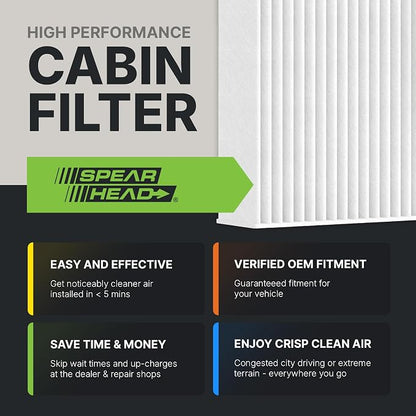 Spearhead OEM+ Particulate Breathe Easy Cabin Filter | Fits 13-18 C-Max - Image 3