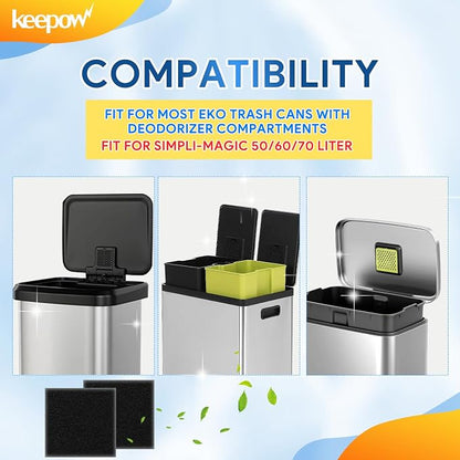 KEEPOW 12 Pack Trash Can Deodorizer Compatible - Image 2