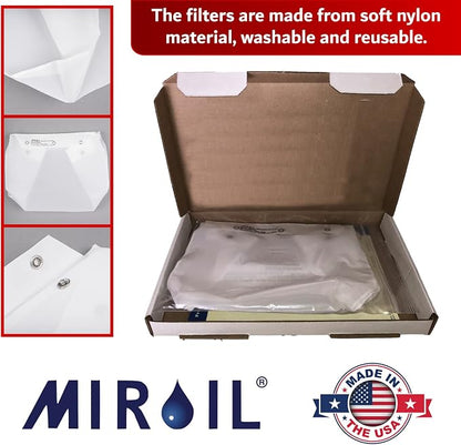 MirOil RB6PS EZ Flow Deep Fryer Oil Filter Bag – Reusable Grease Strainer to - Image 4