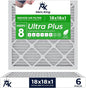 MervKing 18x18x1 Air Filter Actual Size: 17.7" x 17.7" x 0.75" MERV 8 MPR by MervKing