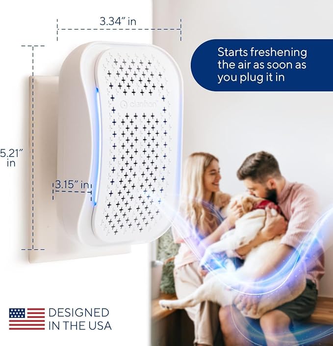 Clarifion - DSTx Portable Air Purifier - Plug In Air Ionizer HEPA Filter - Image 4