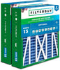 Filterbuy 20x23x5 Air Filter MERV 13 Optimal Smoke & Allergy Defense, Pleated by Filterbuy